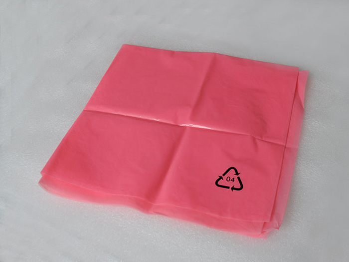 PE粉红色防静电胶袋