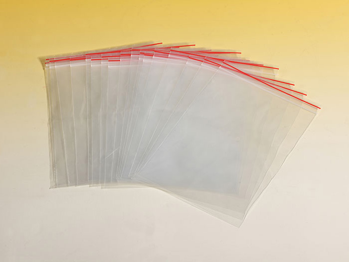 CSD-white red edge self-sealing bone bag
