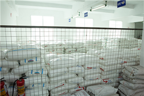 Polyethylene plastic raw material production warehouse